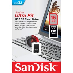 SanDisk SDCZ430-016G-I35 USB 16 GB Flash Drive (Black)