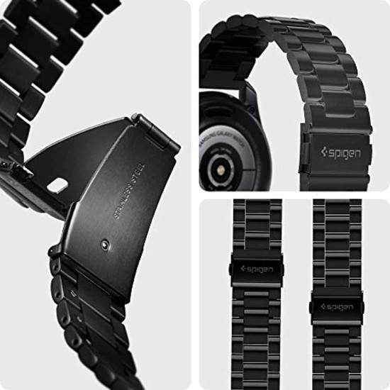 Spigen Modern Fit Band Strap Designed for Samsung Galaxy Watch | Gear S3 (46mm) - Black