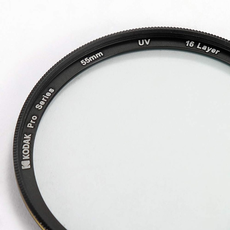 (Refurbished) Kodak Pro Series 55mm 16 Layers UV Filter (Black)