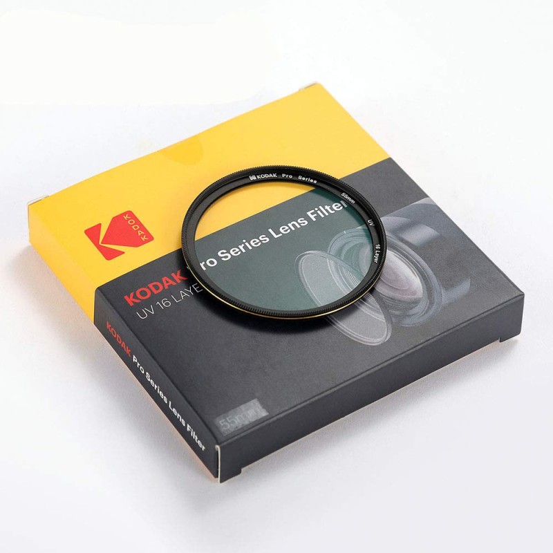 (Refurbished) Kodak Pro Series 55mm 16 Layers UV Filter (Black)