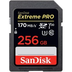 SanDisk 256GB Extreme PRO SDXC UHS-I Card - C10, U3, V30, 4K UHD, SD Card - SDSDXXY-256G-GN4IN