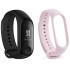 Mi Band 3 (Black) + Additional Strap (Pink)