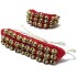 UAPAN MetalCraft Ghungroo Red Pad 3 Line,Red Pad Ghungroo 3 Line