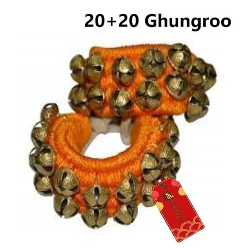 UAPAN MetalCraft Ghungroo Yellow Pad 2 Line, Ghungru 2 Line Yellow Pad, Yellow Pad Ghungroo 2 Line