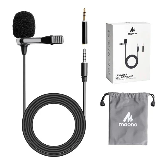 Maono AU-400 Lavalier Auxiliary Omnidirectional Microphone Maono AU-400 Lavalier Auxiliary Omnidirectional Microphone