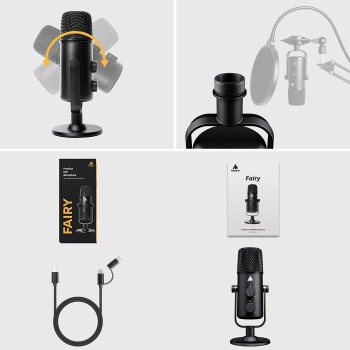 MAONO AU-903 Portable USB Microphone (Black) MAONO AU-903 Portable USB Microphone (Black)