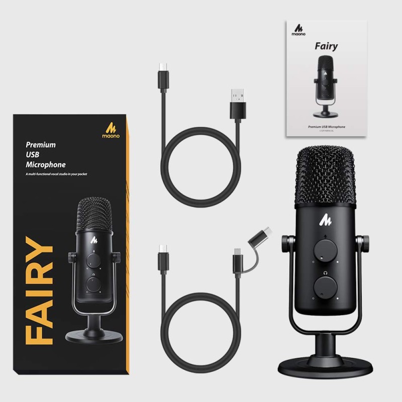 MAONO AU-903 Portable USB Microphone (Black) MAONO AU-903 Portable USB Microphone (Black)