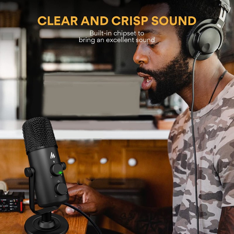 MAONO AU-903 Portable USB Microphone (Black) MAONO AU-903 Portable USB Microphone (Black)