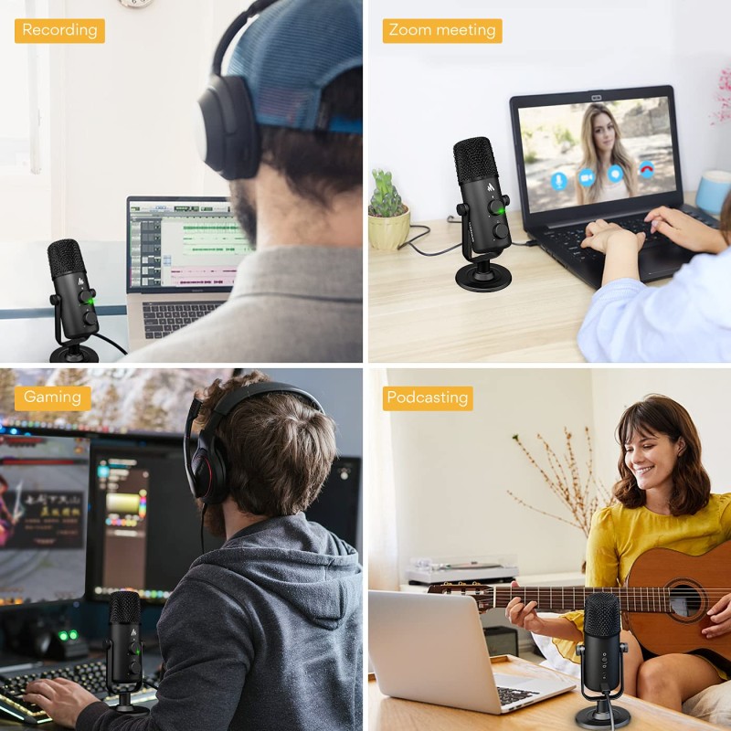 MAONO AU-903 Portable USB Microphone (Black) MAONO AU-903 Portable USB Microphone (Black)