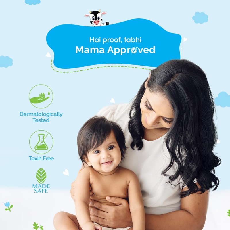 Mamaearth Milky Soft Natural Baby Face Cream for Babies, For All Skin Types 60 g