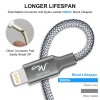 Wayona Nylon Braided (2 Pack) Long Lightning To Usb A Syncing And Fast Charging Data Cable For Iphone, Ipad Tablet (3Ft+6Ft Pack Of 2, Grey) Wayona Nylon Braided (2 Pack) Long Lightning To Usb A Syncing And Fast Charging Data Cable For Iphone, Ipad Tablet (3Ft+6Ft Pack Of 2, Grey)