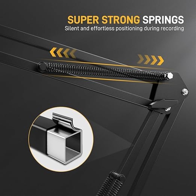 Maono AU-B01 Microphone Stand with Suspension Boom Scissor Arm Maono AU-B01 Microphone Stand with Suspension Boom Scissor Arm