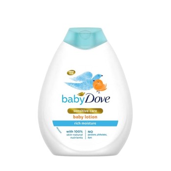 Baby Dove Rich Moisture Nourishing Baby Lotion 400 ml, With Moisturising Cream, Gentle Care for Baby's Soft Skin