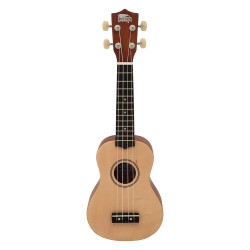 Intern INT-UK21LD-NT Concert Ukele with Bag (Natural)