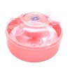 Mee Mee Soft Feel Baby Powder Puff - BPA Free | Box Holder Container for New Born and Kids | Pink Color (Single Pack)