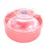 Mee Mee Soft Feel Baby Powder Puff - BPA Free | Box Holder Container for New Born and Kids | Pink Color (Single Pack)