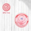 Mee Mee Soft Feel Baby Powder Puff - BPA Free | Box Holder Container for New Born and Kids | Pink Color (Single Pack)