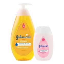 Johnson's Baby No More Tears Shampoo, 500ml with Baby Lotion, 100ml