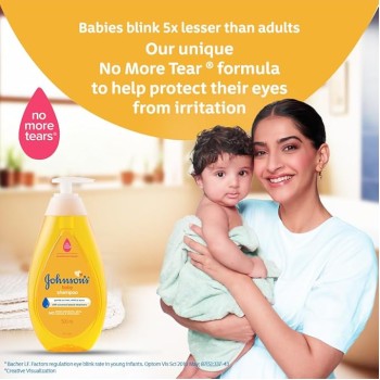 Johnson's Baby No More Tears Shampoo, 500ml with Baby Lotion, 100ml Johnson's Baby No More Tears Shampoo, 500ml with Baby Lotion, 100ml