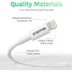 Humble USB 2.0 A Charge & Sync Fast Charging Cable Compatible for iPhone, iPad, and iPod Charge & Sync (3 Months Warranty)