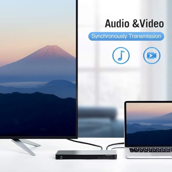 VEnTIOn 1 in 8 Out HDMI Splitter AFMB0 (Black) VEnTIOn 1 in 8 Out HDMI Splitter AFMB0 (Black)