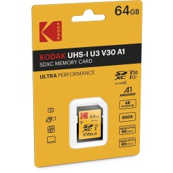 Kodak High Speed Class 10 SDXC 64 GB 95 MB/s SD Memory Card (Black