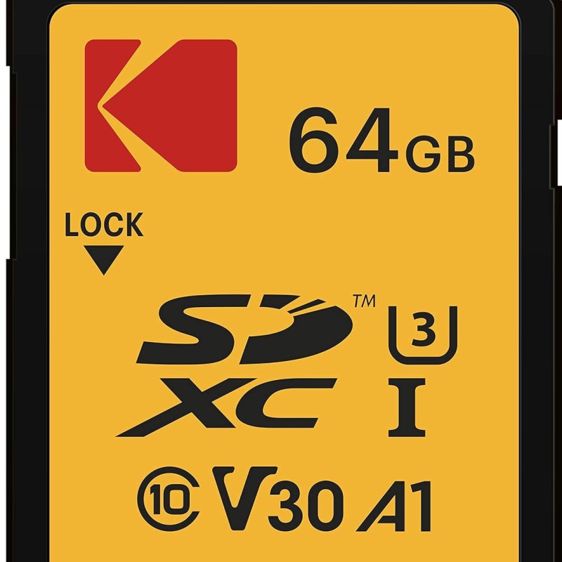 Kodak High Speed Class 10 SDXC 64 GB 95 MB/s SD Memory Card (Black