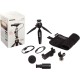 Shure MV88+ Video Kit - Digital Stereo Condenser Microphone for Apple and Android, with Manfrotto PIXI Tripod, Phone Clamp, Mount, iOS and USB-C Cables for Next-Level Connectivity (MV88+ Video KIT)