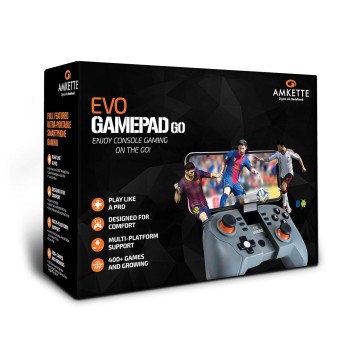 Amkette Evo Gamepad Go for Android Smartphones (Bluetooth)(Black-Grey) Amkette Evo Gamepad Go for Android Smartphones (Bluetooth)(Black-Grey)