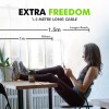 (Refurbished) SpinBot ChargeUp Micro USB Dual Braided 3Amp Data Cable.Fast Charging and Sync for Android Smartphones-4.92 Feet(1.5 m) Long -(Black) (Refurbished) SpinBot ChargeUp Micro USB Dual Braided 3Amp Data Cable.Fast Charging and Sync for Android Smartphones-4.92 Feet(1.5 m) Long -(Black)
