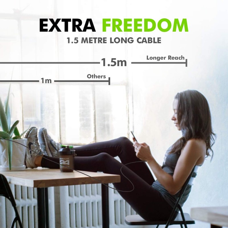 (Refurbished) SpinBot ChargeUp Micro USB Dual Braided 3Amp Data Cable.Fast Charging and Sync for Android Smartphones-4.92 Feet(1.5 m) Long -(Black) (Refurbished) SpinBot ChargeUp Micro USB Dual Braided 3Amp Data Cable.Fast Charging and Sync for Android Smartphones-4.92 Feet(1.5 m) Long -(Black)