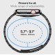 Spigen Modern Fit Metal Strap for Apple Watch Ultra 2 / Apple Watch Ultra (49mm) | 8/7 (45mm) | 6/5/4 (44mm) | 3/2/1 (42mm) - Black (Watch not included)