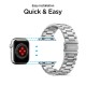 Spigen Modern Fit Metal Strap for Apple Watch Ultra (49mm) | 8/7 (45mm) | 6/5/4 (44mm) | 3/2/1 (42mm) - Sliver