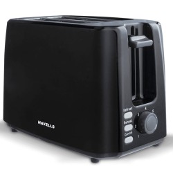 Havells Crisp Plus 750 Watts Pop up Toaster (Black)