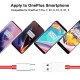 Wayona Nylon Dash Braided Charging Cable And Data Sync Fast Charge Type C Cable For Oneplus 7, 6T, 6, 5, 5T, 3T, 3 Charging Adapter (Red, 3Ft, 5V/4A)