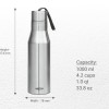 MILTON Super 1000 Stainless Steel Water Bottle, 1000 ml water bottles, Single walled, Leak-Proof, Rust-free Steel Bottle, Easy Grip, Easy to Carry, Travel Bottle, Silver MILTON Super 1000 Stainless Steel Water Bottle, 1000 ml water bottles, Single walled, Leak-Proof, Rust-free Steel Bottle, Easy Grip, Easy to Carry, Travel Bottle, Silver