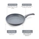 Wonderchef Granite Non-Stick Fry Pan, Induction Bottom, Soft-Touch Handles, Virgin Grade Aluminium, PFOA/Heavy Metals Free, 3.5mm, 26cm, 2 litres, Grey