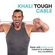 Mivi 6 Feet Type C Cable with Khali Tough Bullet Proof Material (Black)