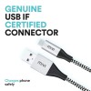 (Refurbished) Micro USB 6 Feet Cable with Khali Tough Bullet Proof Material (Black)