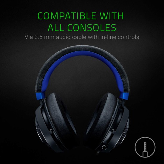 Razer Kraken for Console - Wired Gaming Headset for Console - with 3.5mm Jack - RZ04-02830500-R3M1