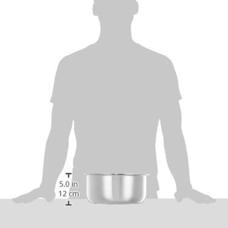 Solimo Triply Tope With Stainless Steel Lid, 24Cm,5Liter