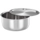 Solimo Triply Tope With Stainless Steel Lid, 24Cm,5Liter