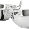 Solimo Stainless Steel Induction Bottom Kadhai Set Size 18Cm,20Cm,1.5 Liter Solimo Stainless Steel Induction Bottom Kadhai Set Size 18Cm,20Cm,1.5 Liter