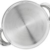 Solimo Stainless Steel Induction Bottom Steamer/Modak/Momo Maker With Glass Lid(2 Litres),Silver