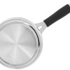 Stainless Steel T Pan with Glass Lid & Induction Base, 1.5 Litre