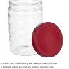 Solimo Plastic Pet Storage Jar and Container, Set of 18 (6 pcs x 300 ml, 6 pcs x 600 ml, 6 pcs x 1.2 ltrs Each), Red Wine | Air Tight | Kitchen Organiser | BPA Free | Stackable Solimo Plastic Pet Storage Jar and Container, Set of 18 (6 pcs x 300 ml, 6 pcs x 600 ml, 6 pcs x 1.2 ltrs Each), Red Wine | Air Tight | Kitchen Organiser | BPA Free | Stackable