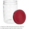 Solimo Plastic Pet Storage Jar and Container, Set of 12 (4 pcs x 300 ml, 4 pcs x 600 ml, 4 pcs x 1.2 ltrs Each) Red Wine | Air Tight | Kitchen Organiser | BPA Free | Stackable Solimo Plastic Pet Storage Jar and Container, Set of 12 (4 pcs x 300 ml, 4 pcs x 600 ml, 4 pcs x 1.2 ltrs Each) Red Wine | Air Tight | Kitchen Organiser | BPA Free | Stackable