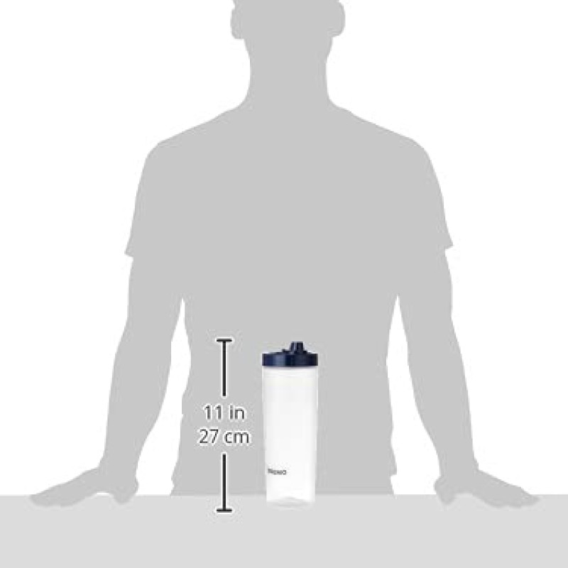 Solimo Plastic Oil Dispenser, Set Of 2 (1 L Each), Dark Blue, 1 liter