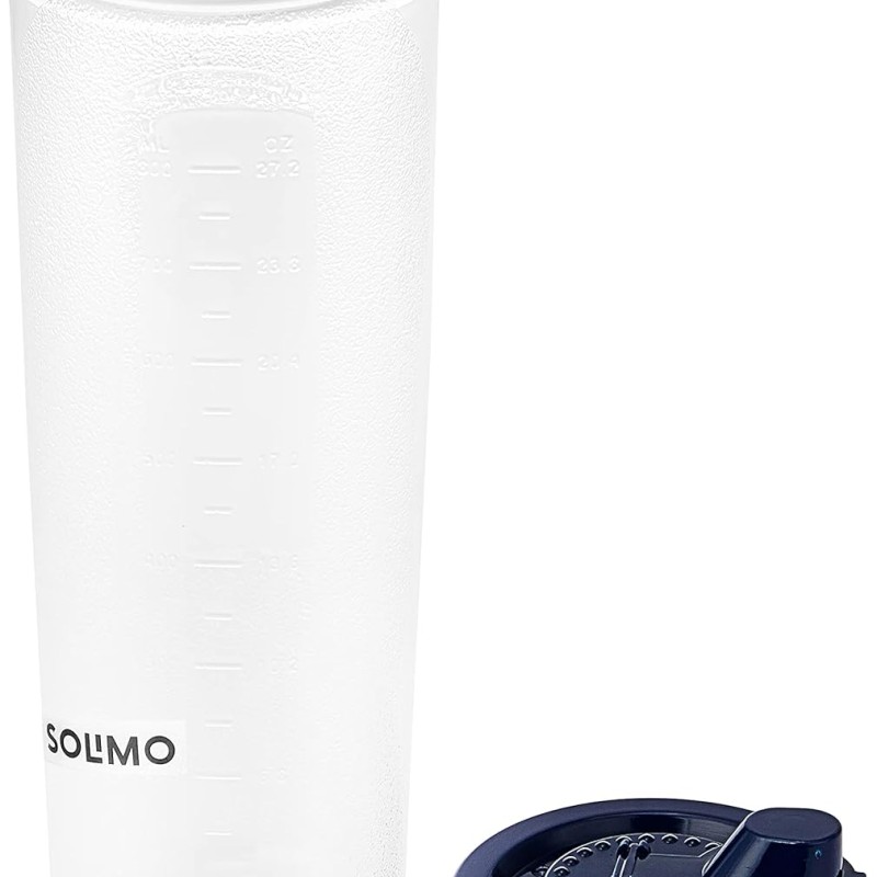 Solimo Plastic Oil Dispenser, Set Of 2 (1 L Each), Dark Blue, 1 liter
