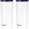 Solimo Plastic Oil Dispenser, Set Of 2 (1 L Each), Dark Blue, 1 liter